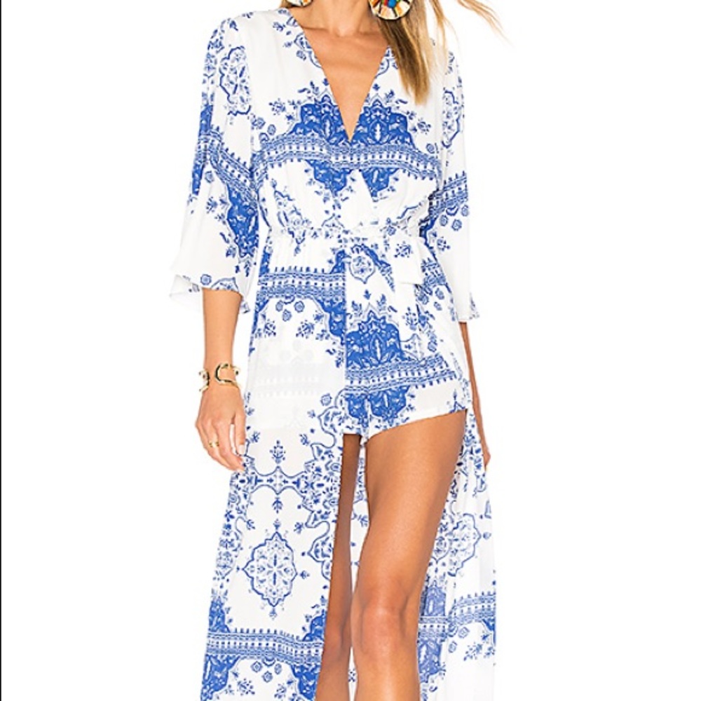 Lovers and Friends Ashton Dress in Temple Scarf XS